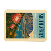Südafrika Tafelberg Illustration Reise Magnet (Horizontal)