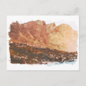 Südafrika Tafelberg Postkarte (Vorderseite)