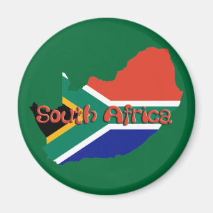 Südafrika-Thema Magnet