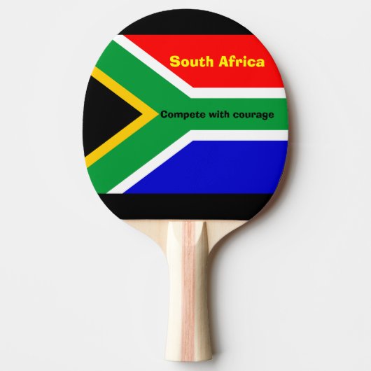 Südafrika Tischtennis Schläger (Vorderseite)