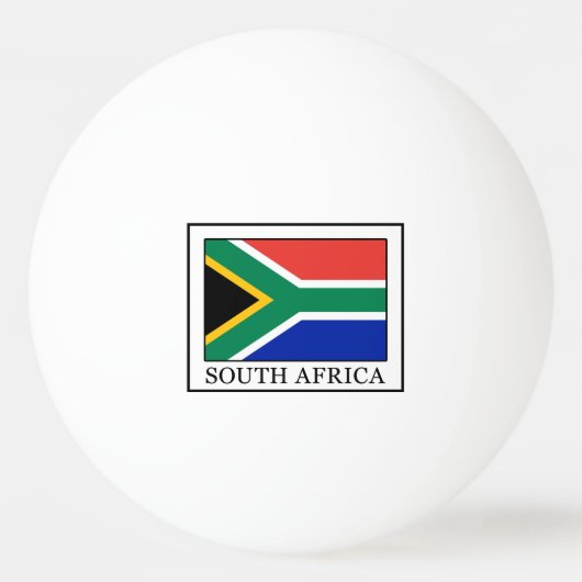 Südafrika Tischtennisball (Vorderseite)