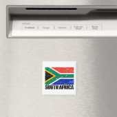 Südafrika-Vintage-Flagge Magnet (In Situ (Geschirrspüler))