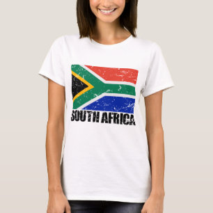 Südafrika-Vintage-Flagge T-Shirt