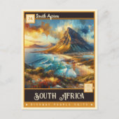 Südafrika | Vintage-Gemälde Postkarte (Vorderseite)