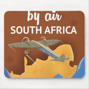 Südafrika Vintage-Reiseposter Mousepad