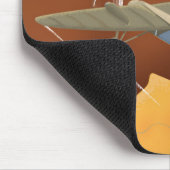 Südafrika Vintage Travel Poster Mousepad (Ecke)