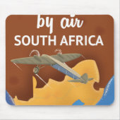 Südafrika Vintage Travel Poster Mousepad (Vorne)