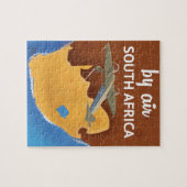 Südafrika Vintage Travel Poster Puzzle (Horizontal)