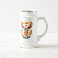 Südafrika-Wappen Tasse