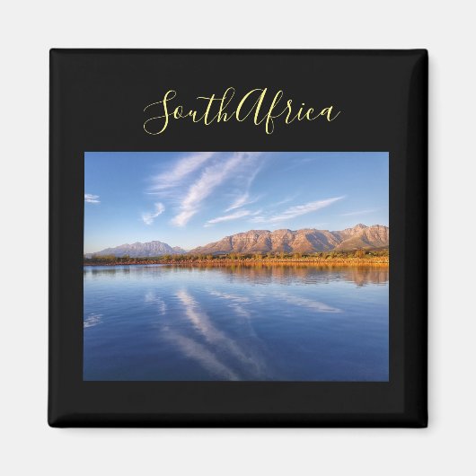 Südafrika Wassergebirge Seenlandschaft Magnet (Vorne)