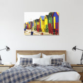 Südafrika, Western Cape, St. James. farbenfroh Leinwanddruck (Insitu (Schlafzimmer))