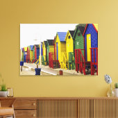Südafrika, Western Cape, St. James. farbenfroh Leinwanddruck (Insitu (Wohnzimmer))