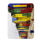 Südafrika, Western Cape, St. James. farbenfroh Magnet (Vertikal)