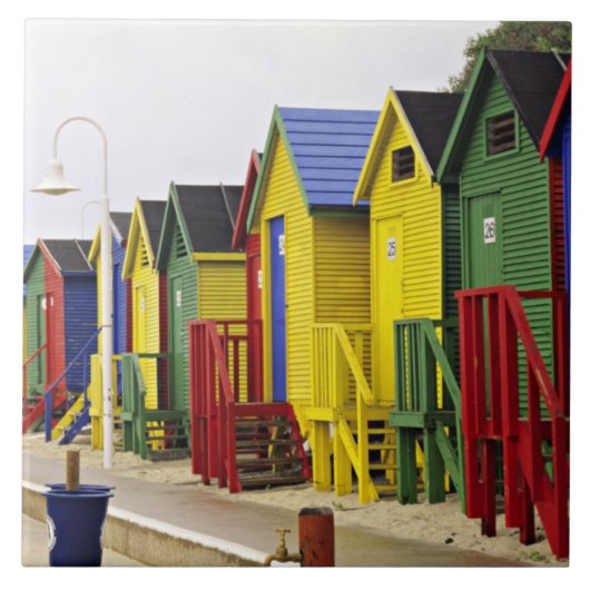 Südafrika, Western Cape, St. James.farbig Fliese (Vorderseite)