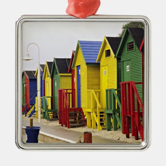 Südafrika, Western Cape, St. James.farbig Ornament Aus Metall (Vorne)