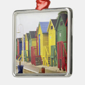 Südafrika, Western Cape, St. James.farbig Ornament Aus Metall (Links)