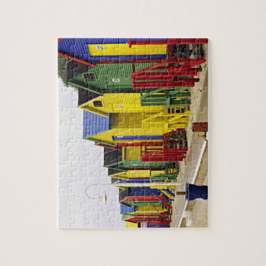 Südafrika, Western Cape, St. James.farbig Puzzle (Vertikal)