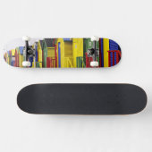 Südafrika, Western Cape, St. James.farbig Skateboard (Horizontal)