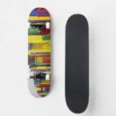 Südafrika, Western Cape, St. James.farbig Skateboard (Vorderseite)