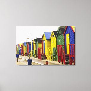 Südafrika, Westkap, St James. Bunt Leinwanddruck