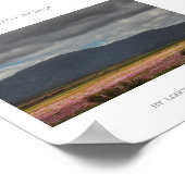 Südafrika Wilde Blume Landscape Travel Poster (Ecke)