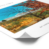 Südafrika Winter Herbst Landschaftspopster Poster (Ecke)