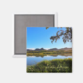 Südafrika ZA Orange River Landschaftsbild Magnet (Vorderseite/Rückseite)