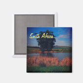 Südafrika ZA Pond Trees Landschaftsbild Magnet (Vorderseite/Rückseite)