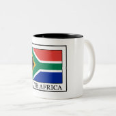 Südafrika Zweifarbige Tasse (VorderseiteRechts)