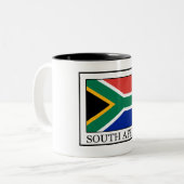 Südafrika Zweifarbige Tasse (Vorderseite Links)
