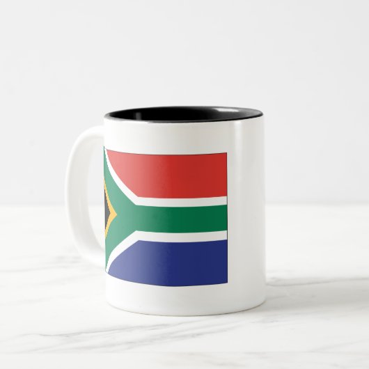 Südafrika Zweifarbige Tasse (Vorderseite Links)