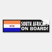 Südafrikaner entkommen! autoaufkleber (Vorne)