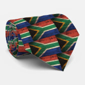 Südafrikanische Fahne aus Holz Krawatte (Gerollt)