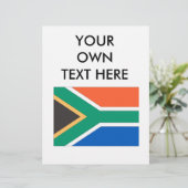 Südafrikanische Flagge (Stehend Vorderseite)