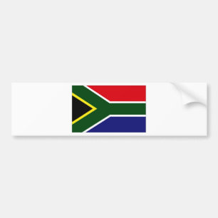 Südafrikanische Flagge Autoaufkleber