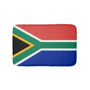 Südafrikanische Flagge Badematte