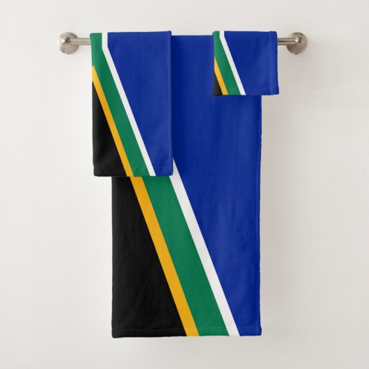 Südafrikanische Flagge Badhandtuch Set (Insitu)