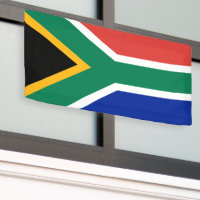 Südafrikanische Flagge benutzerdefiniertes Banner-