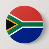 Südafrikanische Flagge Button (Vorderseite)