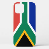 Südafrikanische Flagge Case-Mate iPhone Hülle (Rückseite)