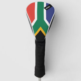 Südafrikanische Flagge - Custom Golf Club Head Cov Golf Headcover