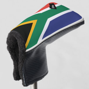 Südafrikanische Flagge - Custom Golf Putter Head C Headcover