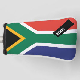 Südafrikanische Flagge - Custom Golf Putter Head C Headcover