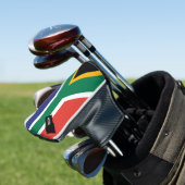Südafrikanische Flagge - Custom Golf Putter Head C Headcover (In Situ)