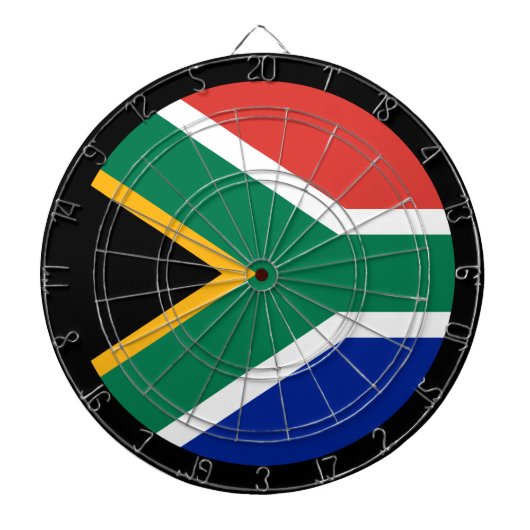 Südafrikanische Flagge Dartboard & Africa / game b Dartscheibe (vorne)