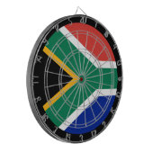 Südafrikanische Flagge Dartboard & Africa / game b Dartscheibe (Vorderseite Links)