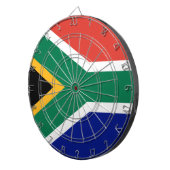 Südafrikanische Flagge Dartscheibe (Vorderseite rechts)