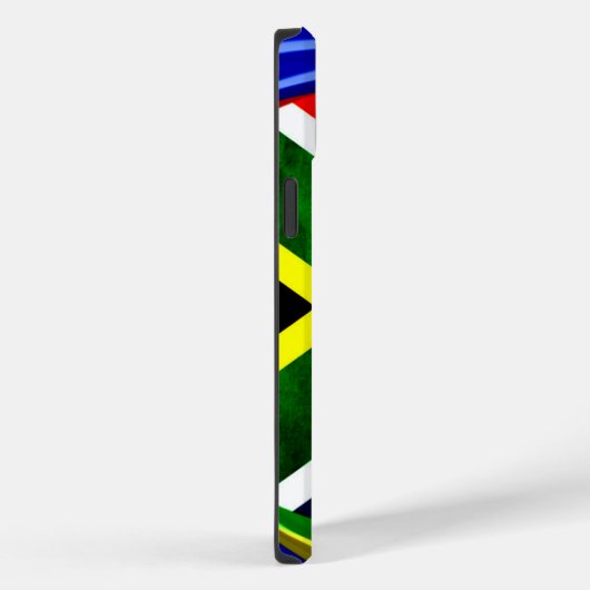 Südafrikanische Flagge: Dynamisches Swirl-Motiv Case-Mate iPhone Hülle (Rückseite / Rechts)