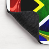 Südafrikanische Flagge: Dynamisches Swirl-Motiv Mousepad (Ecke)