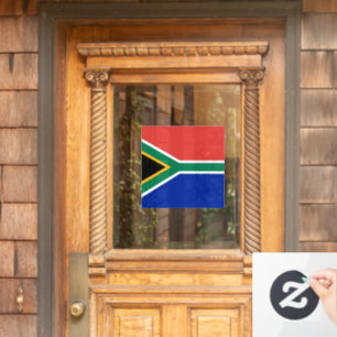 Südafrikanische Flagge Fensteraufkleber